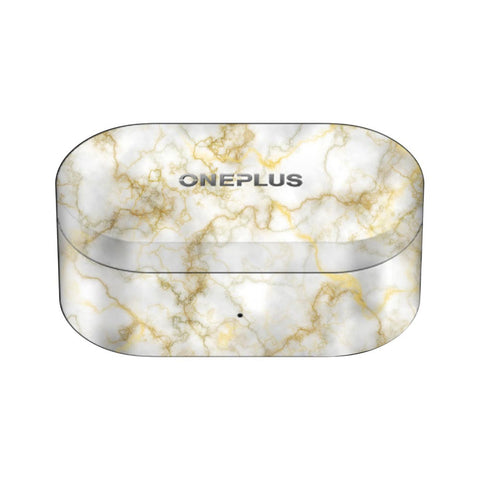 Gold Silver Vein Marble - OnePlus Nord Buds Skin