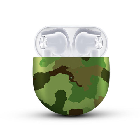 Green Seamless Camo - Oneplus Buds Skin