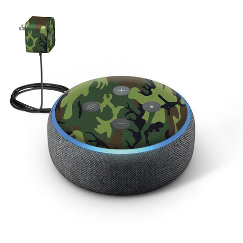 Green Soldier Camo- Amazon Echo Dot (3rd Gen) Skins