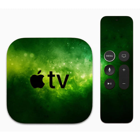 Green Space Nebula - Apple TV Skin