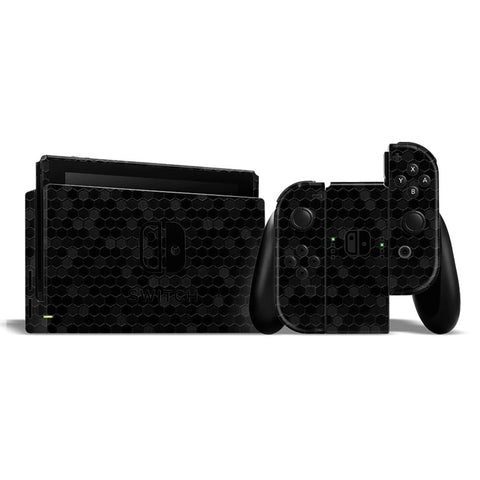 Honey Comb Black- Nintendo Switch Skins