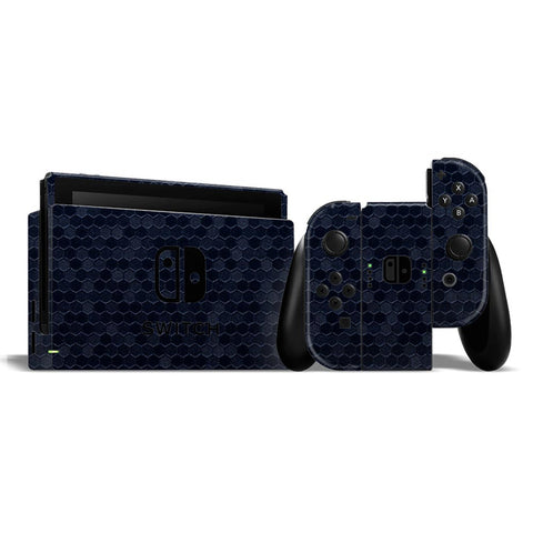 Honey Comb Blue - Nintendo Switch Skins