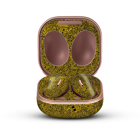 Hypnotic Gold - Galaxy Buds Live Skin