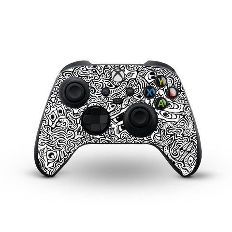 Hypnotic White - Xbox controller Skins