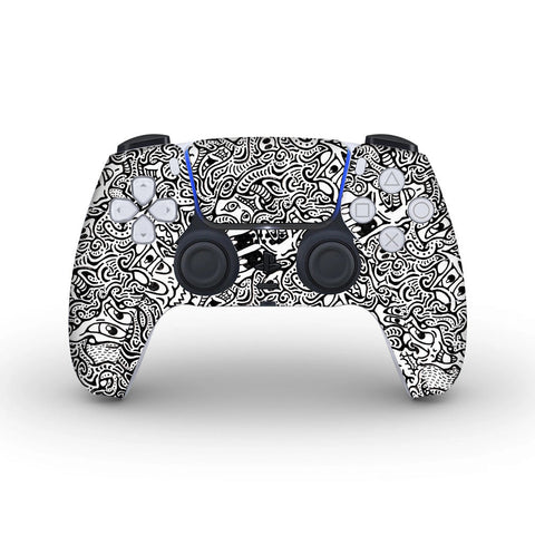 Hypnotic White - PS5 Controller Skins