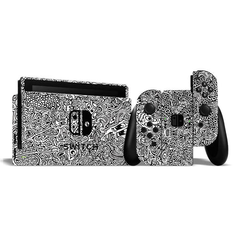 Hypnotic Silver - Nintendo Switch Skins