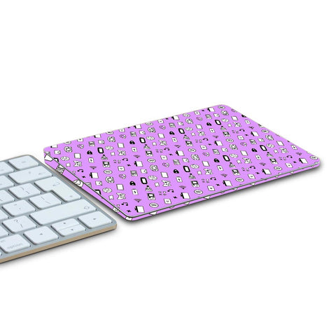 Icons Retro Lavender- Apple Magic Trackpad 2 Skins