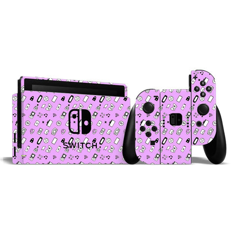 Lavender Retro - Nintendo Switch Skins