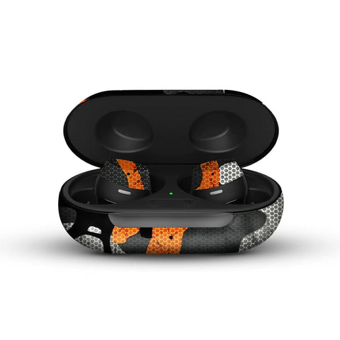 Orange Pattern Camo - Galaxy Buds/Buds Plus/Buds Pro Skins