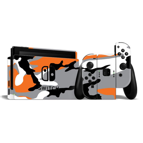 Orange Camo - Nintendo Switch Skins