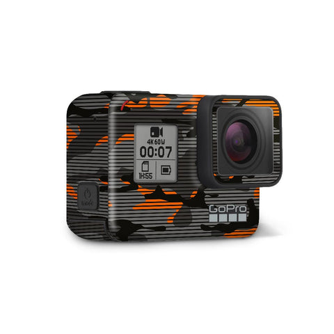 Orange Stripes Camo - GoPro Skin