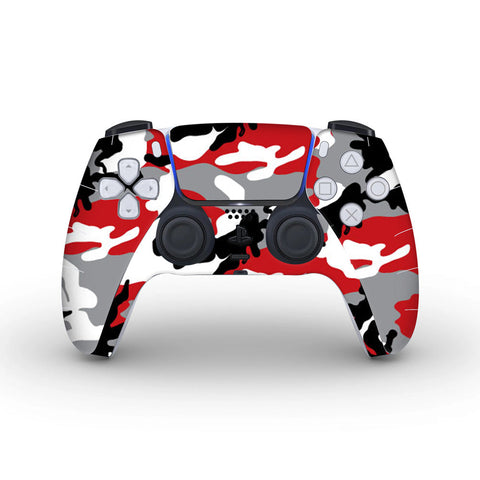 Red Camo 01 - PS5 Controller Skins