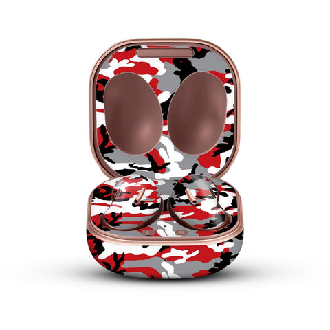 Red Camo   - Galaxy Buds Live Skin