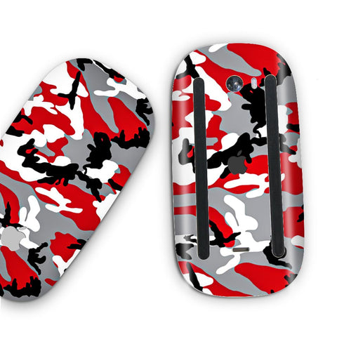 Red Camo  - Apple Magic Mouse 2 Skins