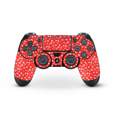 Red Doodle - PS4 Dualshock Controller Skin