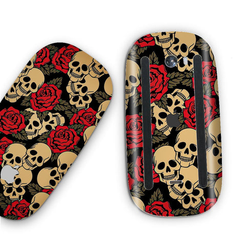 Skull Roses - Apple Magic Mouse 2 Skins