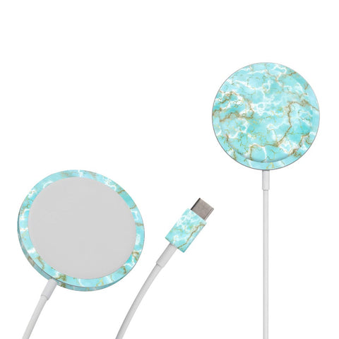 Sky Blue Marble - Apple Magsafe Skin