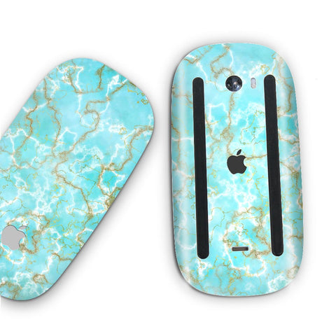 Sky Blue Marble - Apple Magic Mouse 2 Skins