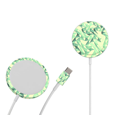 Wave Mosaic Green - Apple Magsafe Skin