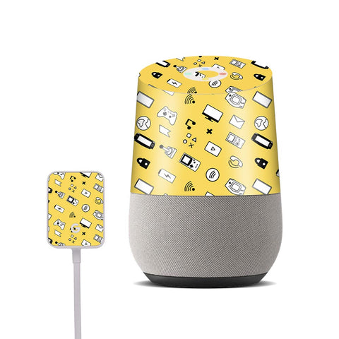 Icons Retro Yellow- Google Home Skin