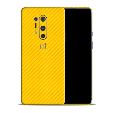 Yellow Carbon Fiber - Mobile Skin